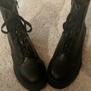Black Combat Boots
